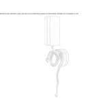Brass wall lamp with fixed arm Verea