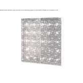 Wall lamp with crystals Crezancy