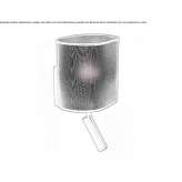 Metal and fabric wall lamp with reading lamp Luban