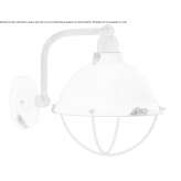 Ceramic Lantern wall lamp with fixed arm Salcia