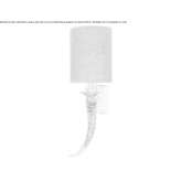 Brass wall lamp Verea