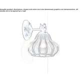 Murano glass wall lamp Laroque