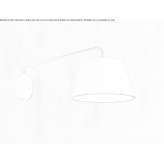Adjustable LED wall lamp with fixed arm Bakovci