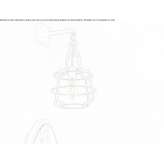 Metal wall lamp Cisna