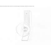 LED wall lamp made of blown glass, dimmable Affing