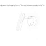 Adjustable LED wall lamp Rychwal