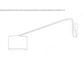 Adjustable metal wall lamp Serhiyi