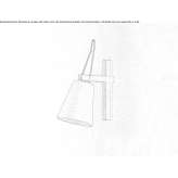 Wooden wall lamp Roncola