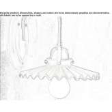 Ceramic wall lamp with a fixed arm Elverta