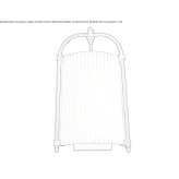 Fabric wall lamp Grainet
