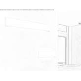 Plaster LED wall lamp Rykove