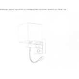 Metal LED reading lamp Tempe