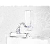 Bulb, metal wall lamp Rive