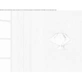 Wall lamp made of blown glass Atacco