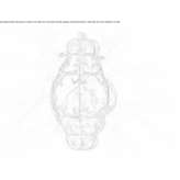 Lampa ścienna z dmuchanego szkła Iturrama