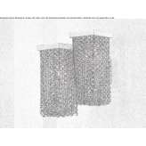 Crystal wall lamp Zujar