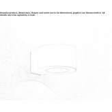 Gipsowa lampa ścienna LED Chavusy