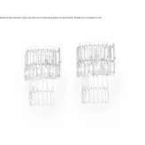 Crystal wall lamp Falcone