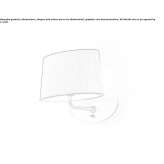 Metal wall lamp Wauna