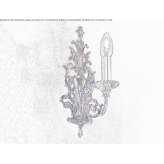 Incandescent brass wall lamp Rive