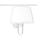 Lampa ścienna do łazienki Tetyushi
