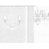 Glass wall lamp Havelock