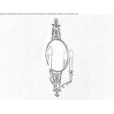 Incandescent brass wall lamp Rive