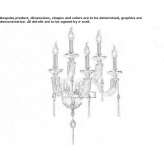 Wall lamp with Swarovski® crystals Chiriqui