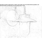 Metal wall lamp with a fixed arm Cocu