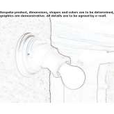 Ceramic wall lamp with a fixed arm Cheswick