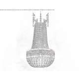 Bulb brass wall lamp with crystals Palanca