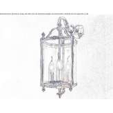 Incandescent brass wall lamp Rive