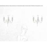 Wall lamp made of blown glass Rolla