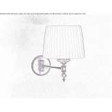 Żarowa mosiężna lampa ścienna Rive