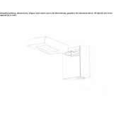 Metal LED wall lamp Atocha