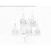 Wall lamp with Swarovski® crystals Varzo