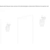 Szklana lampa ścienna Eudora