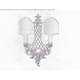Incandescent brass wall lamp Rive