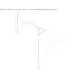 Szklana lampa ścienna Tsenovo