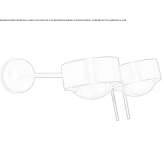 Adjustable metal wall lamp Tychero