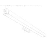 Metal LED mirror lamp Polichni