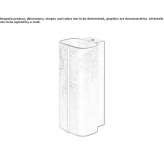 Concrete LED wall lamp Armo