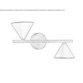 Metal wall lamp Pachas