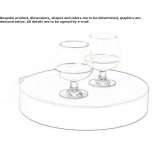 Wall lamp / shelf made of polycarbonate Aladag