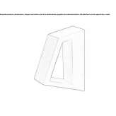 Aluminiowy kinkiet LED Pilaite