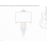Brass LED wall lamp Acquaro