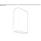 Aluminiowy kinkiet LED Kiritsy