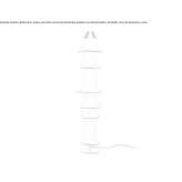 Floor lamp made of aluminum and flexible fabric Gasca