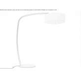 Acoustic LED office lamp made of recycled PET Volvera