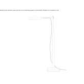 Adjustable floor lamp made of powder-coated aluminum Rozdory